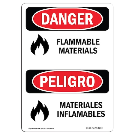 OSHA Danger, 10 Height, 14 Width, Decal